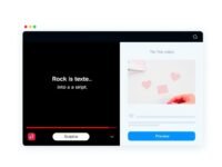 AI TikTok video generator interface showing text-to-video conversion process