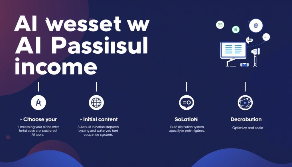 Step-by-step process for starting with AI passive income