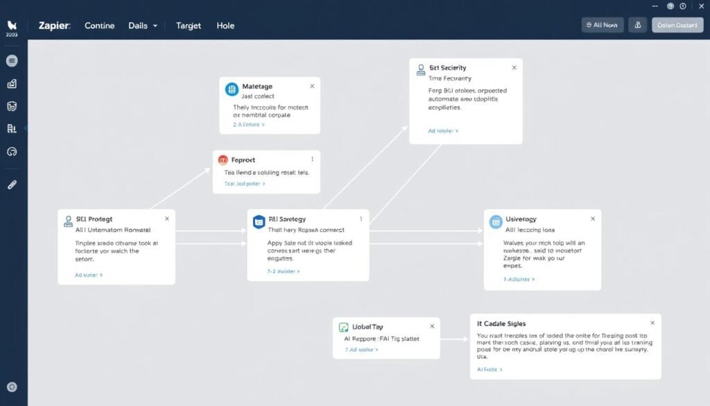 Zapier automation workflow for passive income systems